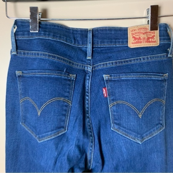 [Levi's] Mid Rise Blue Denim 815 Curvy Bootcut Jeans Classic Casual - Picture 8 of 10